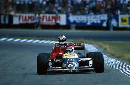 Minichamps Williams Honda FW11 Nelson Piquet Keke Rosberg Taxi German GP 1986 1/18 117860106