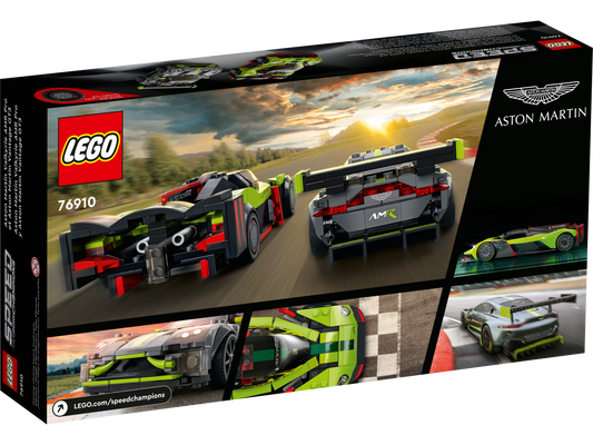 LEGO® 76910 Speed Champions Aston Martin Valkyrie AMR Pro en Aston Martin Vantage GT3
