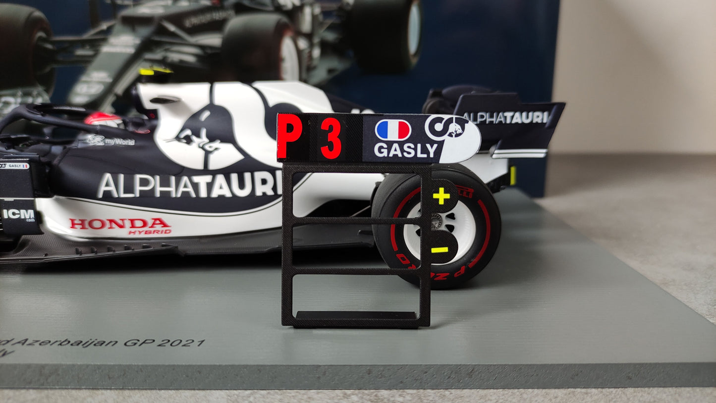 Spark AlphaTauri Honda AT02 Pierre Gasly 2021 Azerbaijan GP 1/18 18S591