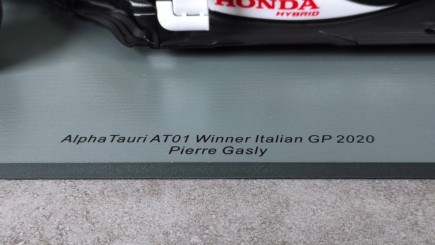 Spark AlphaTauri AT01 Honda Pierre Gasly 2020 Italian GP Winner 1/18 18S487