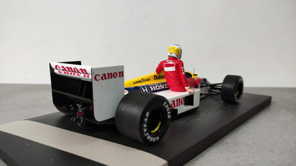 Minichamps Williams Honda FW11 Nelson Piquet Keke Rosberg Taxi German GP 1986 1/18 117860106