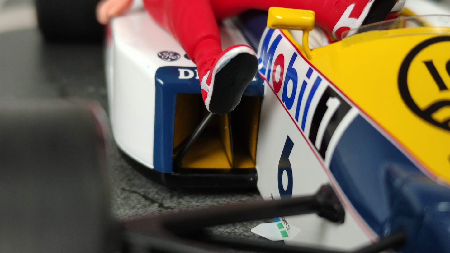 Minichamps Williams Honda FW11 Nelson Piquet Keke Rosberg Taxi German GP 1986 1/18 117860106