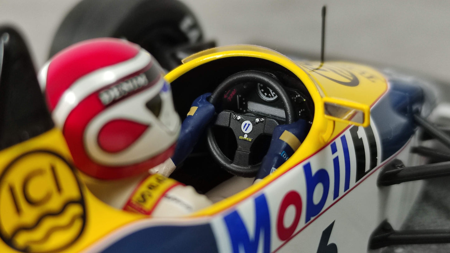 Minichamps Williams Honda FW11 Nelson Piquet Keke Rosberg Taxi German GP 1986 1/18 117860106