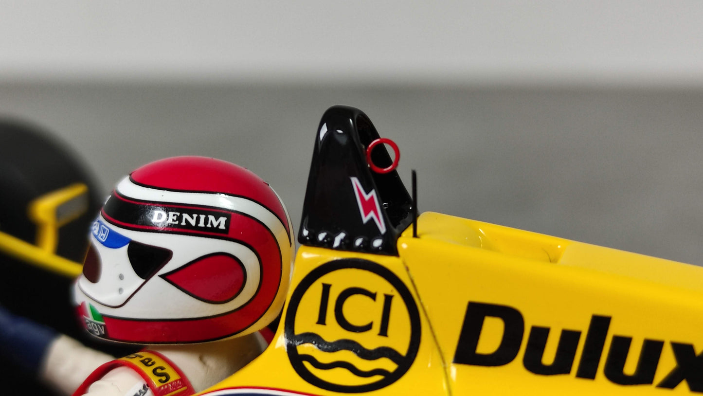 Minichamps Williams Honda FW11 Nelson Piquet Keke Rosberg Taxi German GP 1986 1/18 117860106