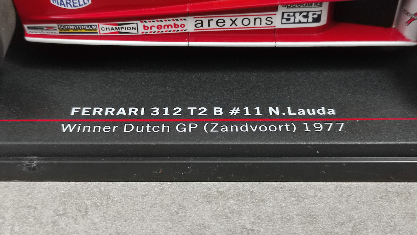 Model Car Group Ferrari 312 T2B Niki Lauda winner Dutch GP 1977 F1 World Champion 1/18 MCG18602F