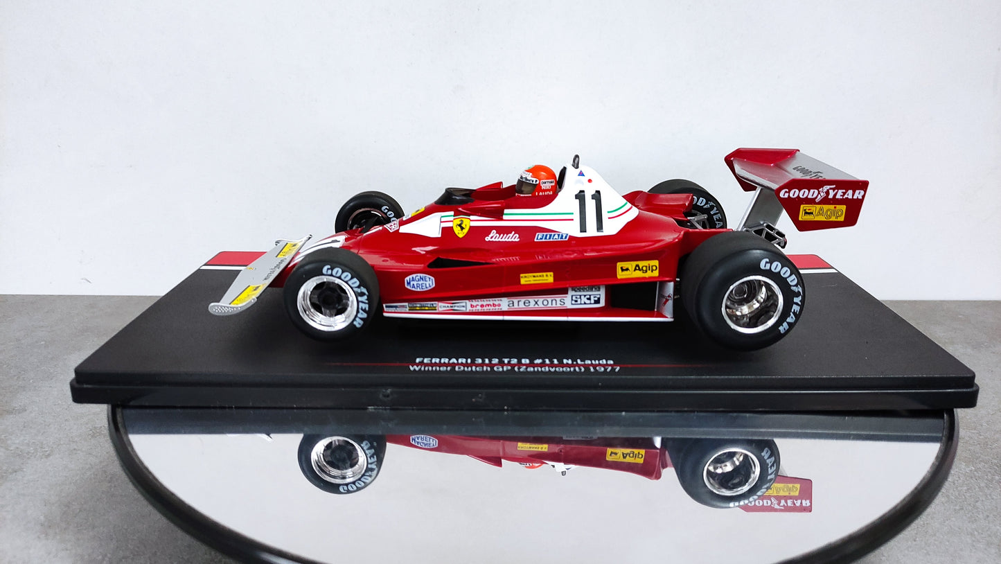 Model Car Group Ferrari 312 T2B Niki Lauda winner Dutch GP 1977 F1 World Champion 1/18 MCG18602F