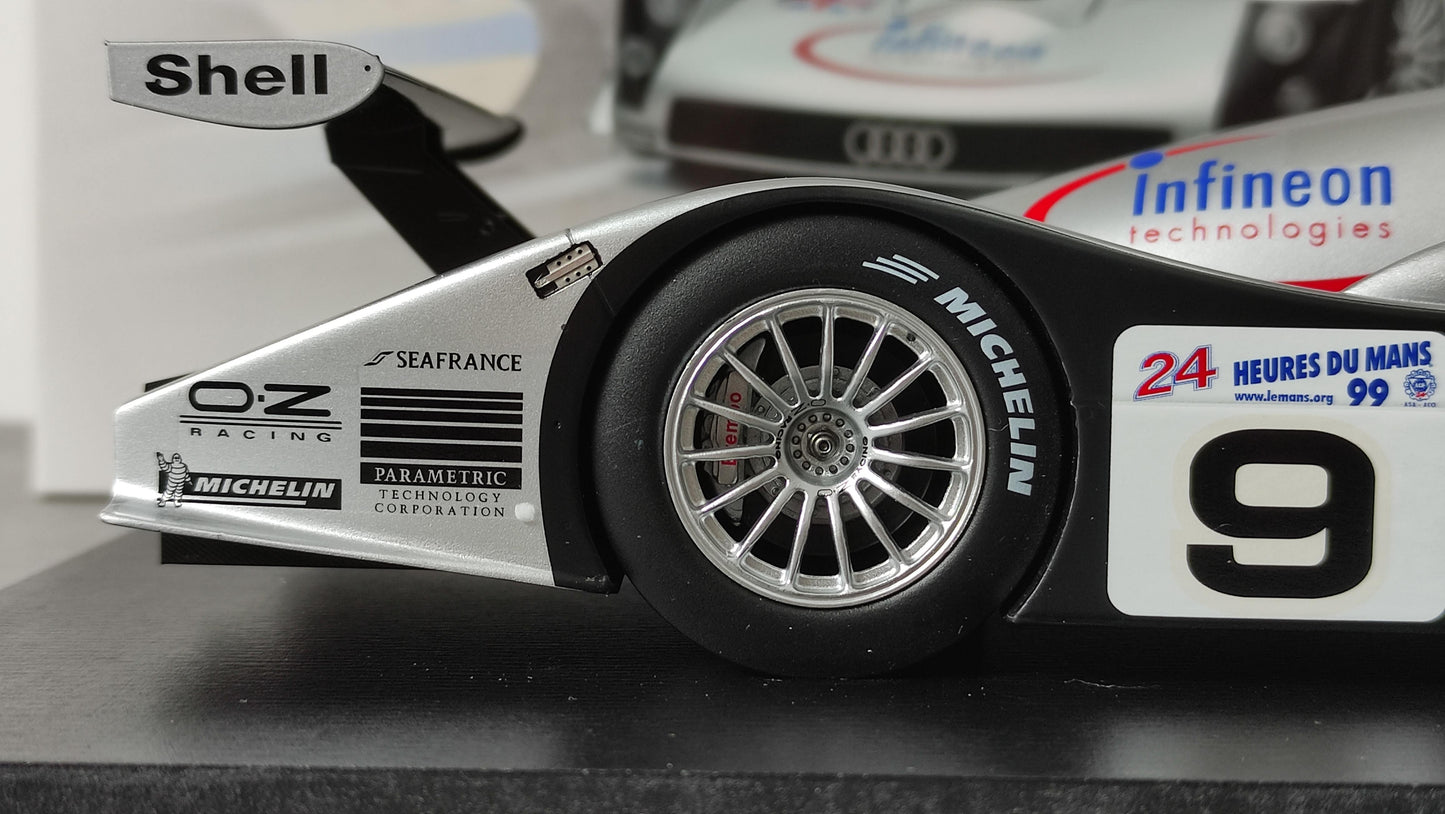 Spark Audi R8C N°9 24H Le Mans 1999 Audi Sport UK 1/18 18S339
