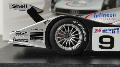 Spark Audi R8C N°9 24H Le Mans 1999 Audi Sport UK 1/18 18S339