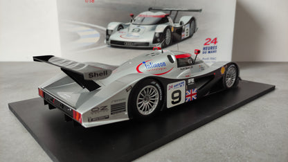 Spark Audi R8C N°9 24H Le Mans 1999 Audi Sport UK 1/18 18S339