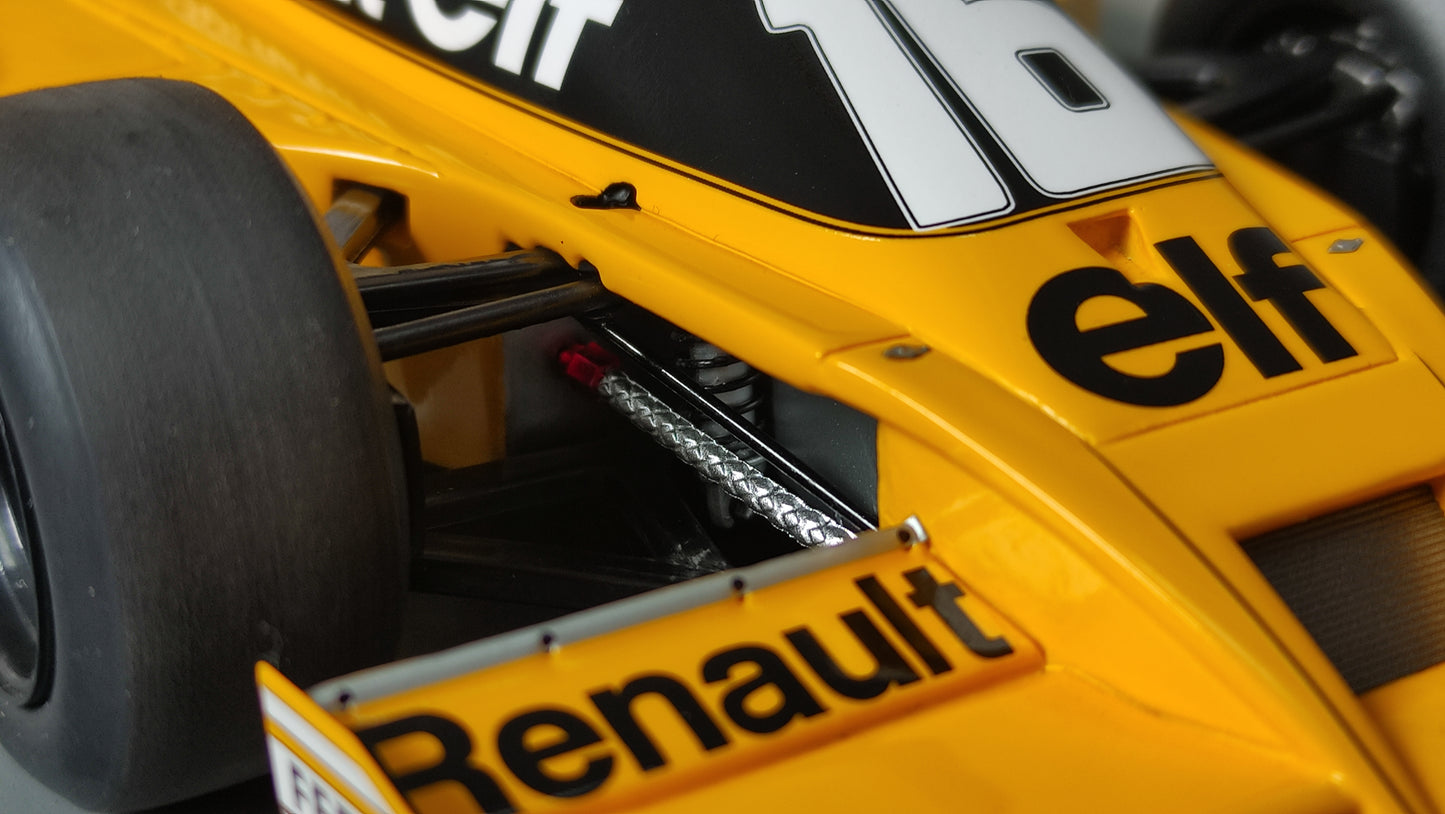 Spark Renault RS01 Rene Arnoux 1979 Belgian GP 1/18 18S502