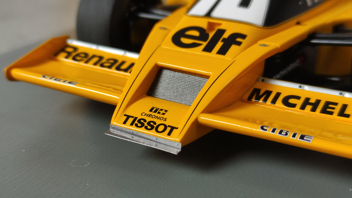 Spark Renault RS01 Rene Arnoux 1979 Belgian GP 1/18 18S502