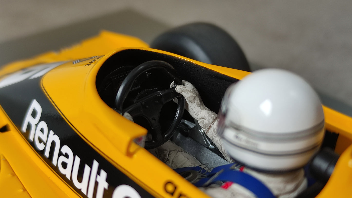 Spark Renault RS01 Rene Arnoux 1979 Belgian GP 1/18 18S502