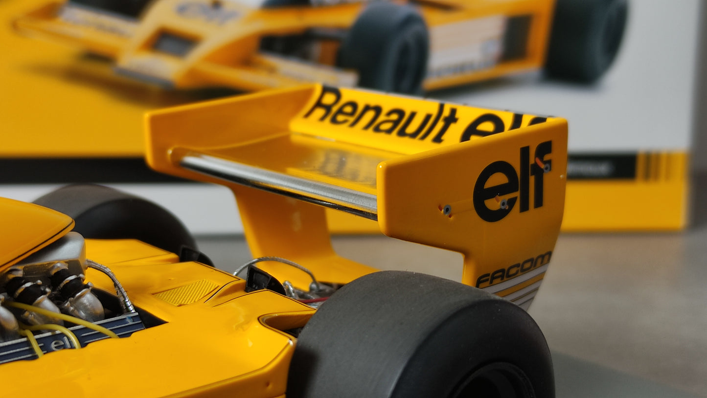 Spark Renault RS01 Rene Arnoux 1979 Belgian GP 1/18 18S502