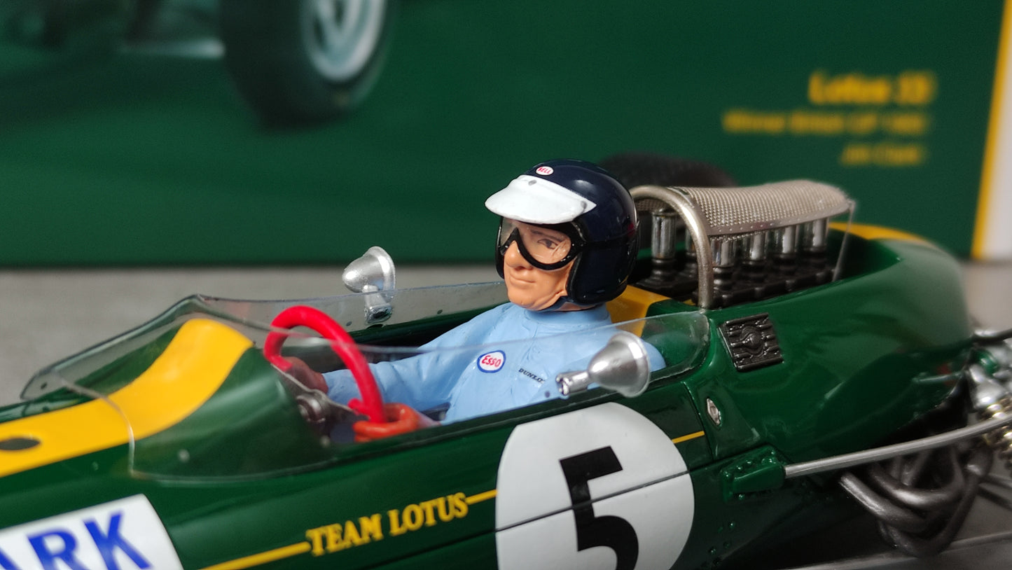Spark Lotus 33 Jim Clark winner British GP 1965 1/18 18S416