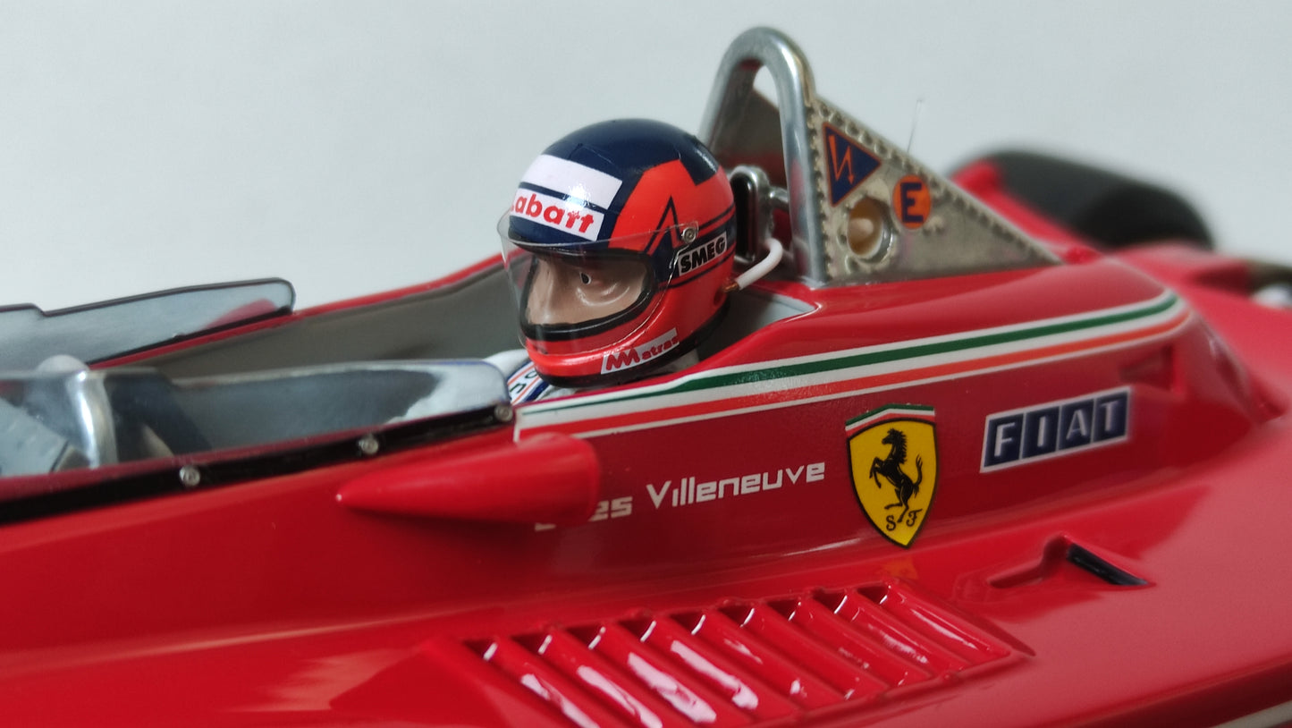 GP Replicas Ferrari 312T4 Gilles Villeneuve 1979 Dutch GP 1/18 GP002CN
