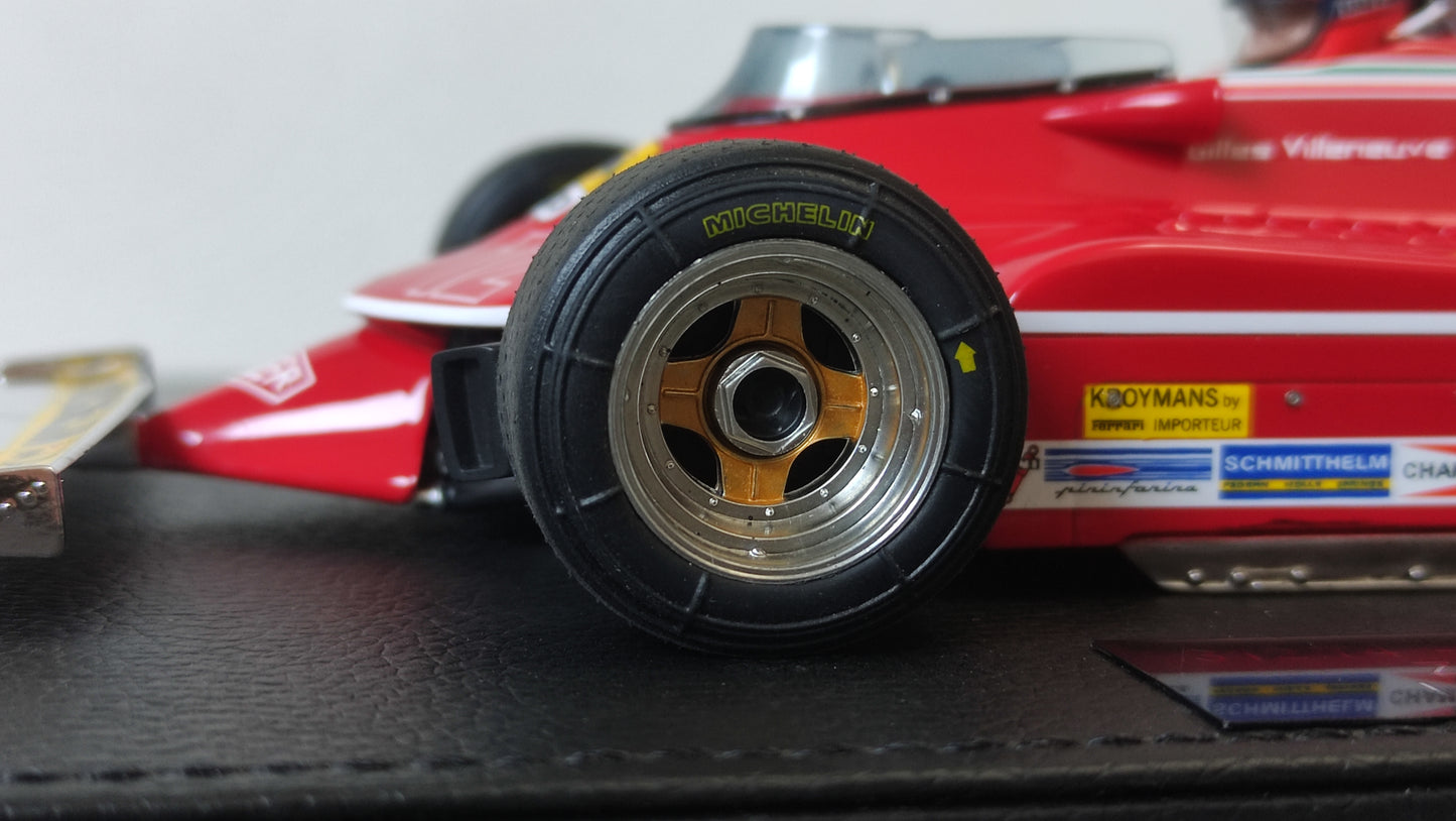 GP Replicas Ferrari 312T4 Gilles Villeneuve 1979 Dutch GP 1/18 GP002CN