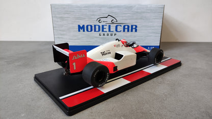 Model Car Group Mclaren TAG MP4/2b Niki Lauda 1985 winner Dutch GP 1/18 MCG18607F