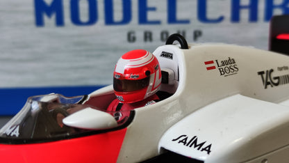 Model Car Group Marlboro Mclaren TAG MP4/2b Niki Lauda 1985 winner Dutch GP 1/18 MCG18607F