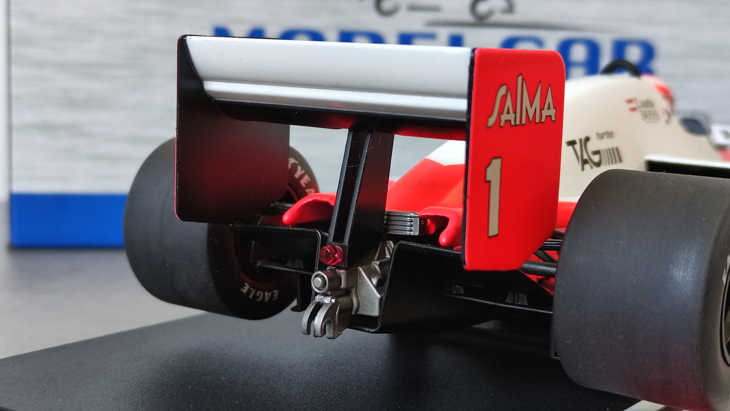 Model Car Group Mclaren TAG MP4/2b Niki Lauda 1985 winner Dutch GP 1/18 MCG18607F