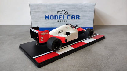 Model Car Group Mclaren TAG MP4/2b Alain Prost Winner Monaco GP 1985 F1 World Champion 1/18 MCG18606F