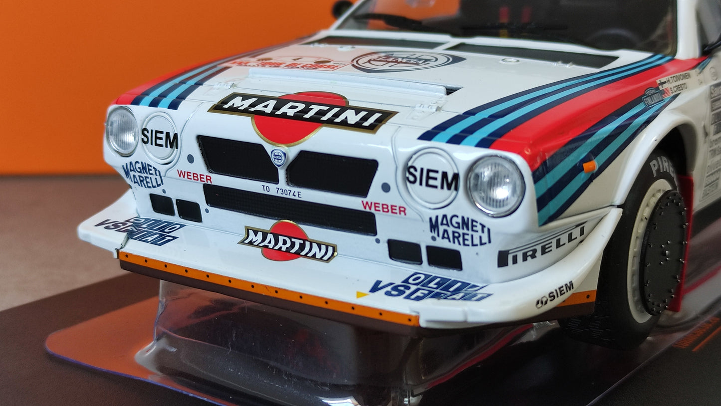 IXO Lancia Delta S4 Henri Toivonen/Cresto 1986 Tour de Corse 1/18 RMC083B