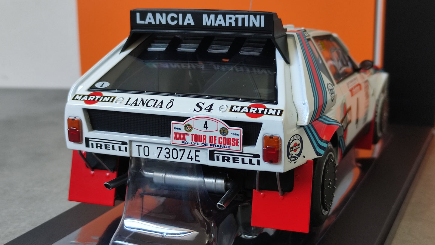 IXO Lancia Delta S4 Henri Toivonen/Cresto 1986 Tour de Corse 1/18 RMC083B