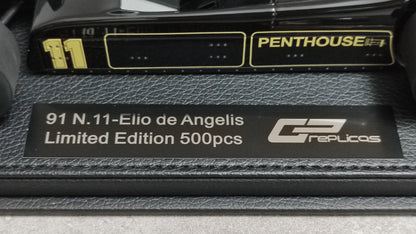 GP Replicas JPS Lotus Ford 91 Elio de Angelis 1982 1/18 GP066A