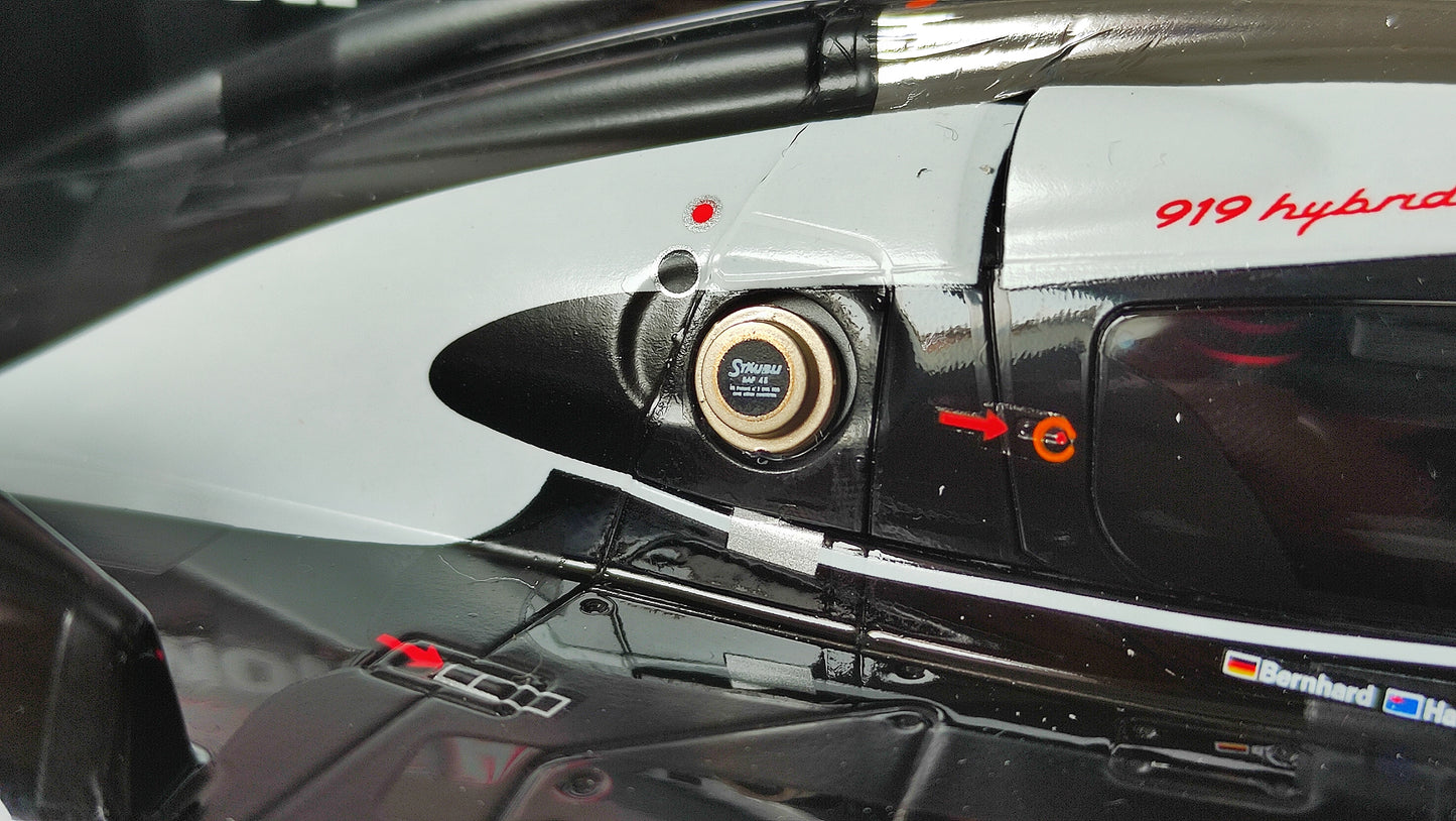 IXO Porsche 919 Hybrid #1 Webber/Hartley/Bernhard 2016 Le Mans 24hrs 1/18 SP919-1822