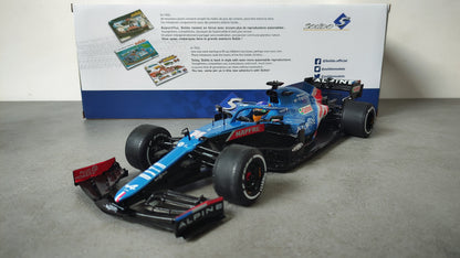 Solido Alpine F1 A521 Renault Fernando Alonso 2021 Portugese GP 1/18 S1808101