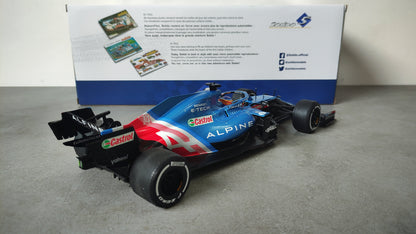 Solido Alpine F1 A521 Renault Fernando Alonso 2021 Portugese GP 1/18 S1808101