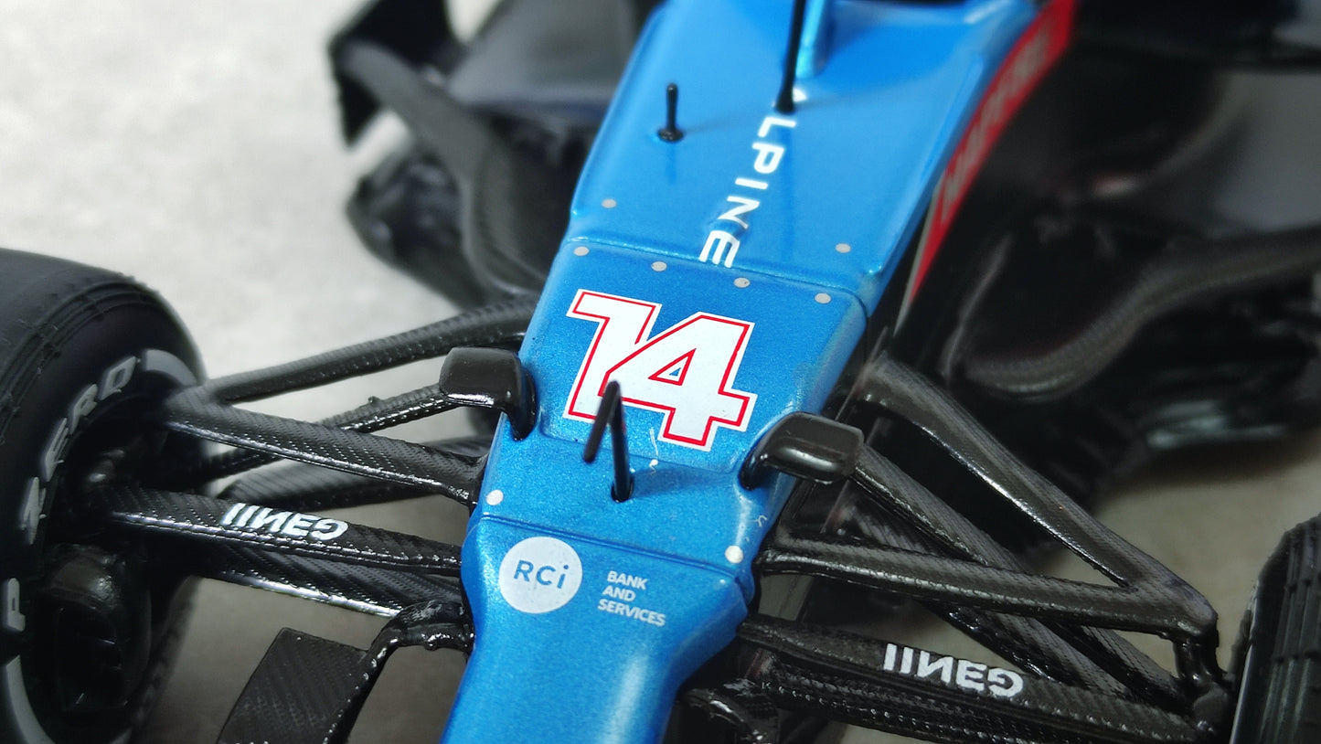 Solido Alpine F1 A521 Renault Fernando Alonso 2021 Portugese GP 1/18 S1808101