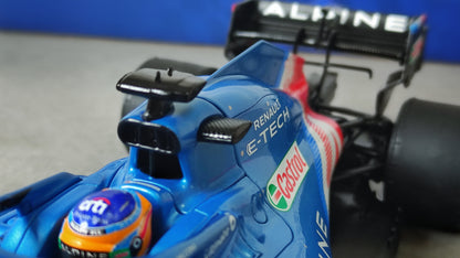 Solido Alpine F1 A521 Renault Fernando Alonso 2021 Portugese GP 1/18 S1808101