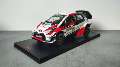 IXO Toyota Yaris WRC Ott Tanak 2019 Rally Sweden winner 1/18 RMC039A
