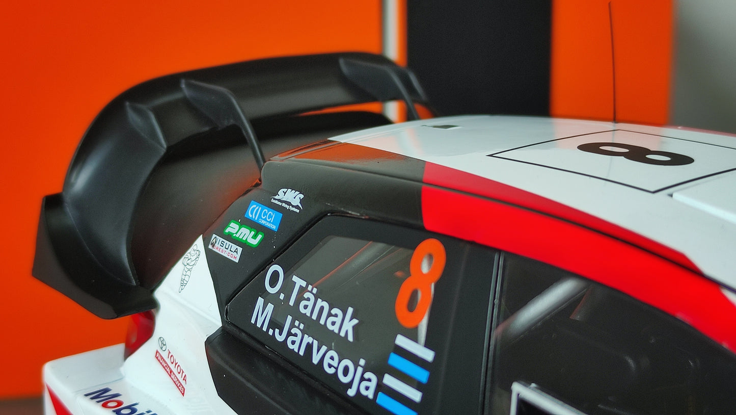 IXO Toyota Yaris WRC Ott Tanak 2019 Rally Sweden winner 1/18 RMC039A