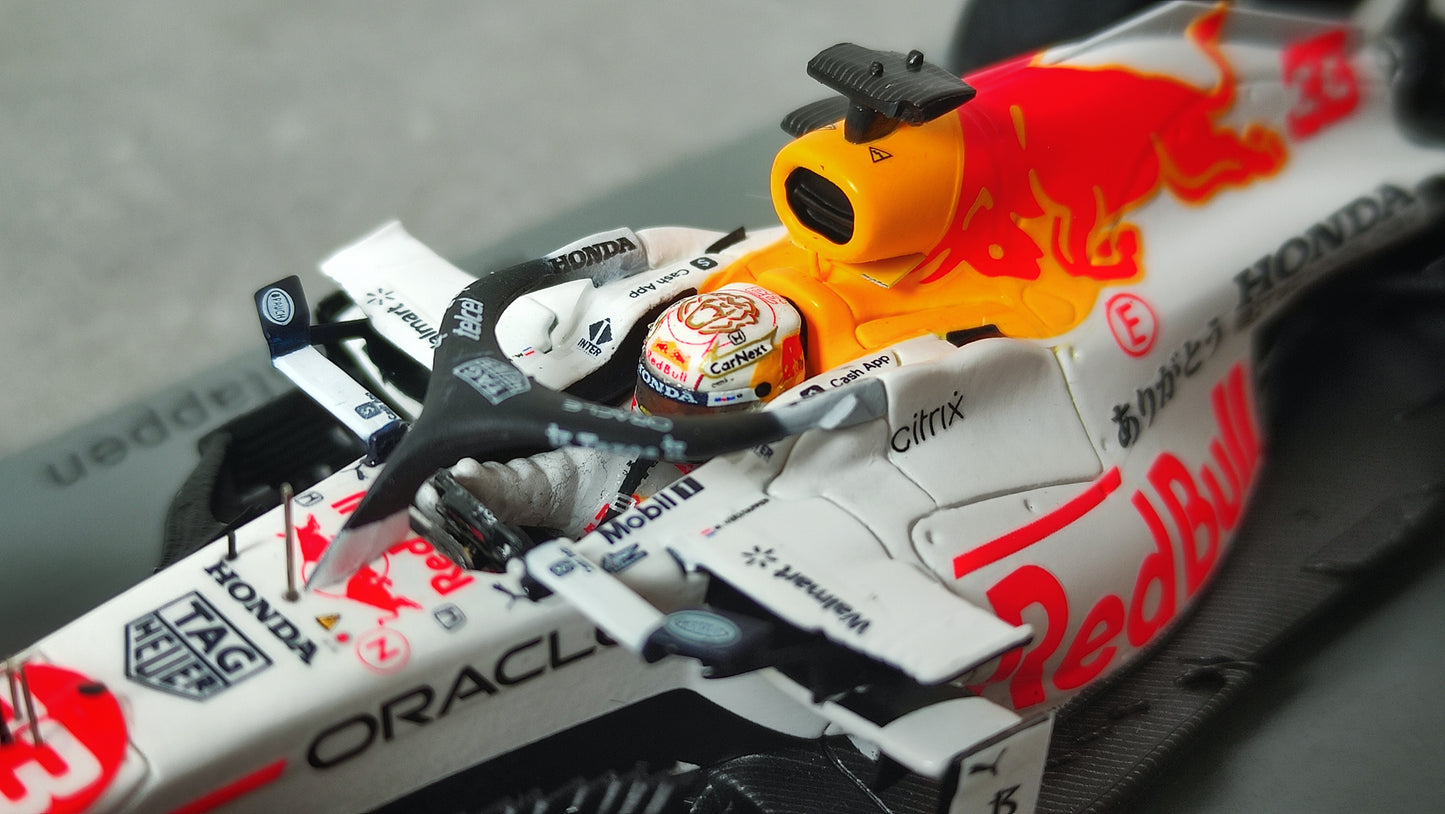 Spark Red Bull Honda RB16B Max Verstappen Turkish GP 2021 F1 Worldchampion 1/43 S7696