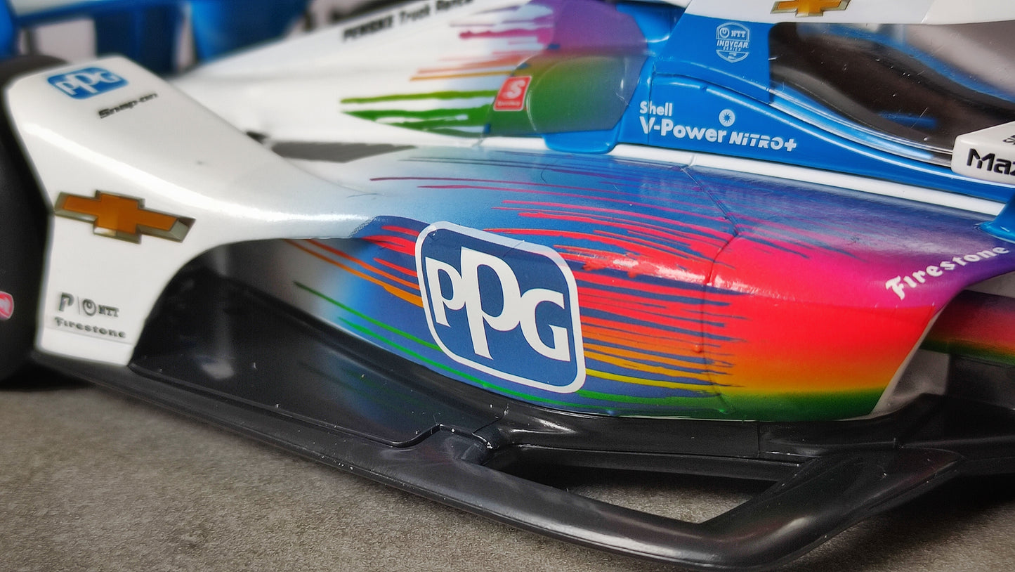 Greenlight Dallara Team Penske Chevrolet Indycar 2021 #3 PPG Scott Mclaughlin 1/18 11118