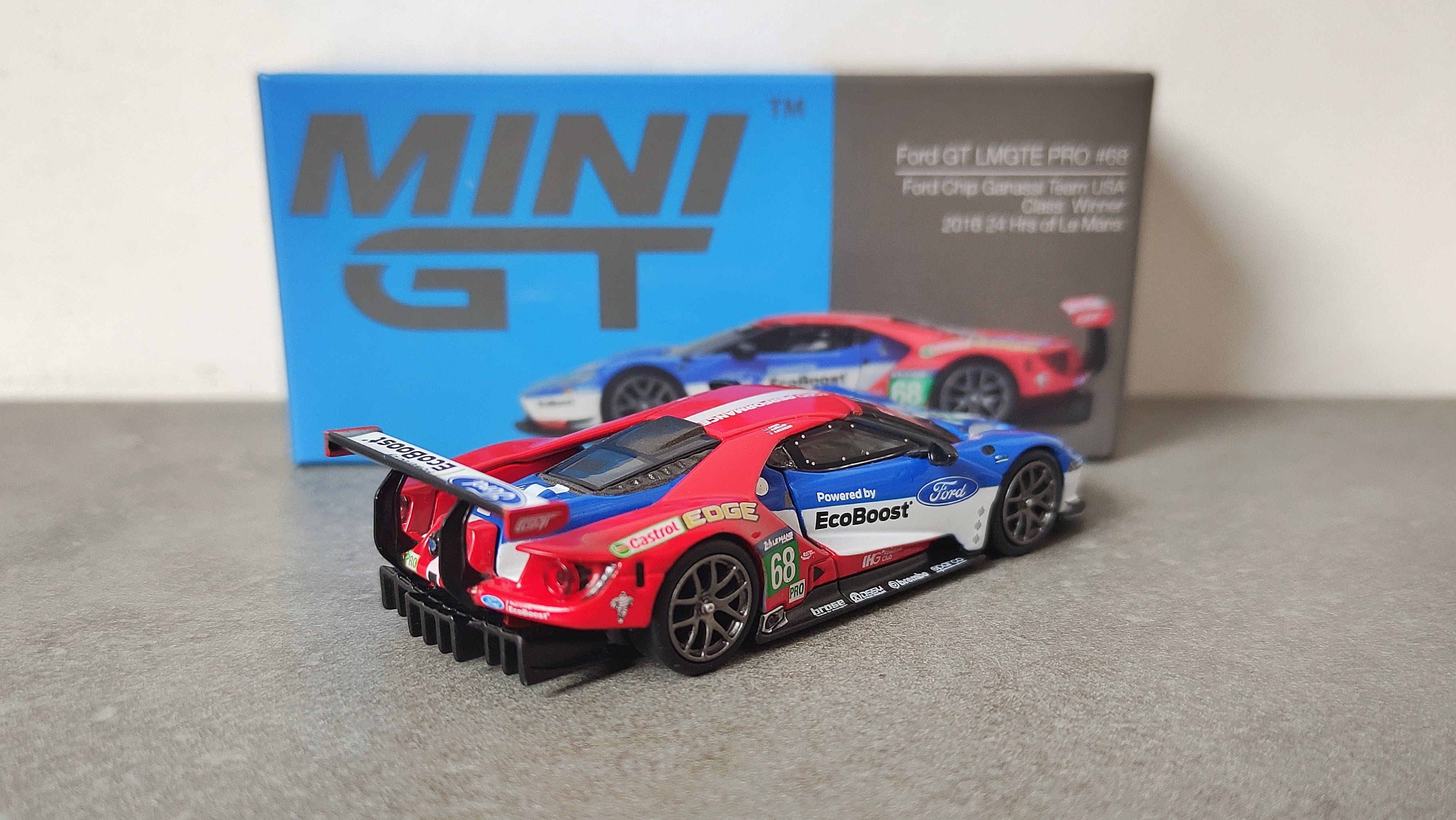 Mini GT TSM Ford GT LMGTE Pro #68 Ford Chip Ganassi Team USA Le