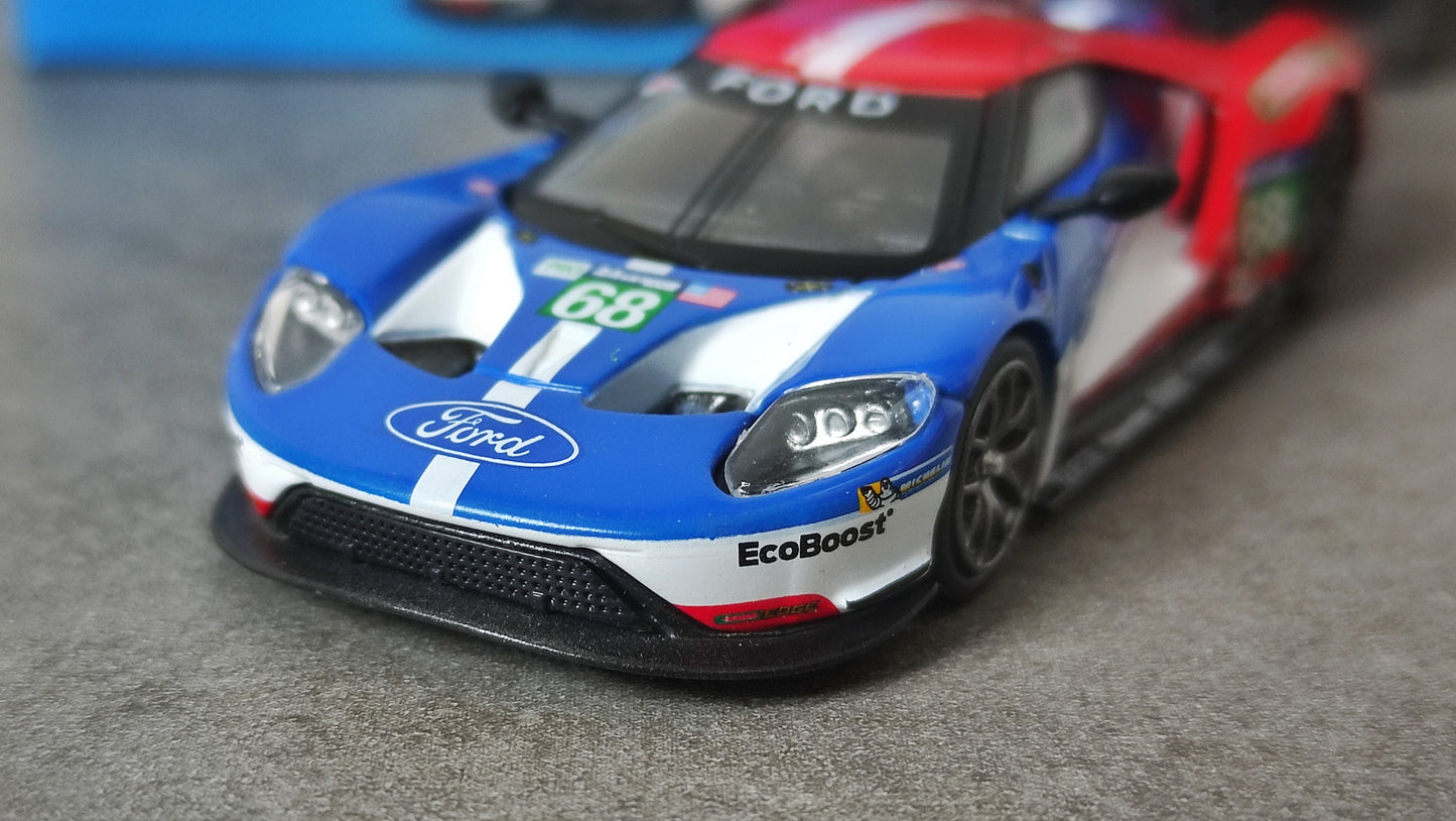 Mini GT TSM Ford GT LMGTE Pro #68 Ford Chip Ganassi Team USA Le Mans Winner 2016 1/64 MGT00278-L