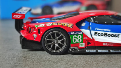 Mini GT TSM Ford GT LMGTE Pro #68 Ford Chip Ganassi Team USA Le Mans Winner 2016 1/64 MGT00278-L