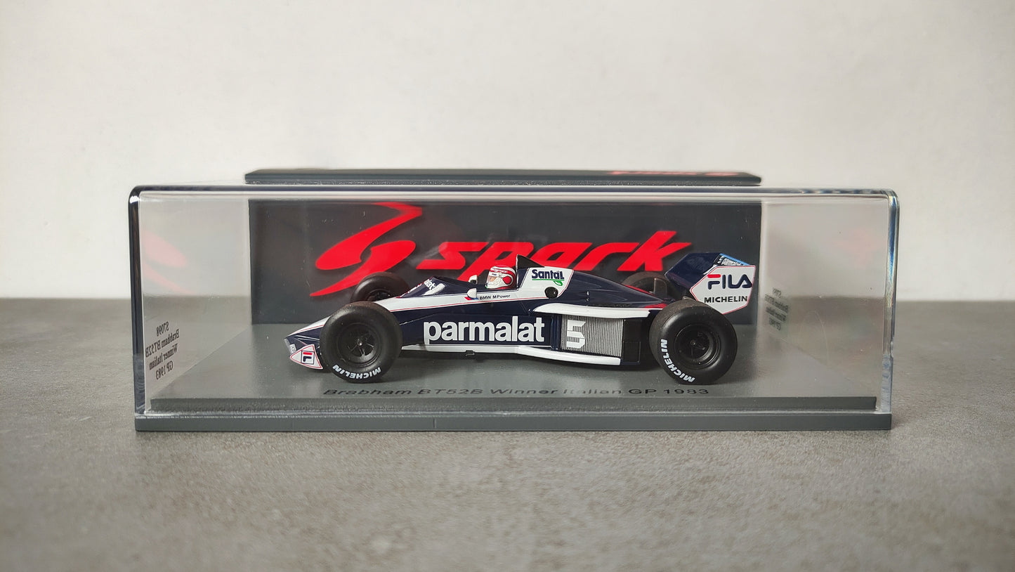 Spark Brabham BMW BT52B Nelson Piquet 1983 F1 World Champion Winner Italian GP 1/43 S7098