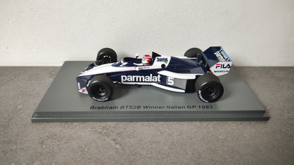 Spark Brabham BMW BT52B Nelson Piquet 1983 F1 World Champion Winner Italian GP 1/43 S7098