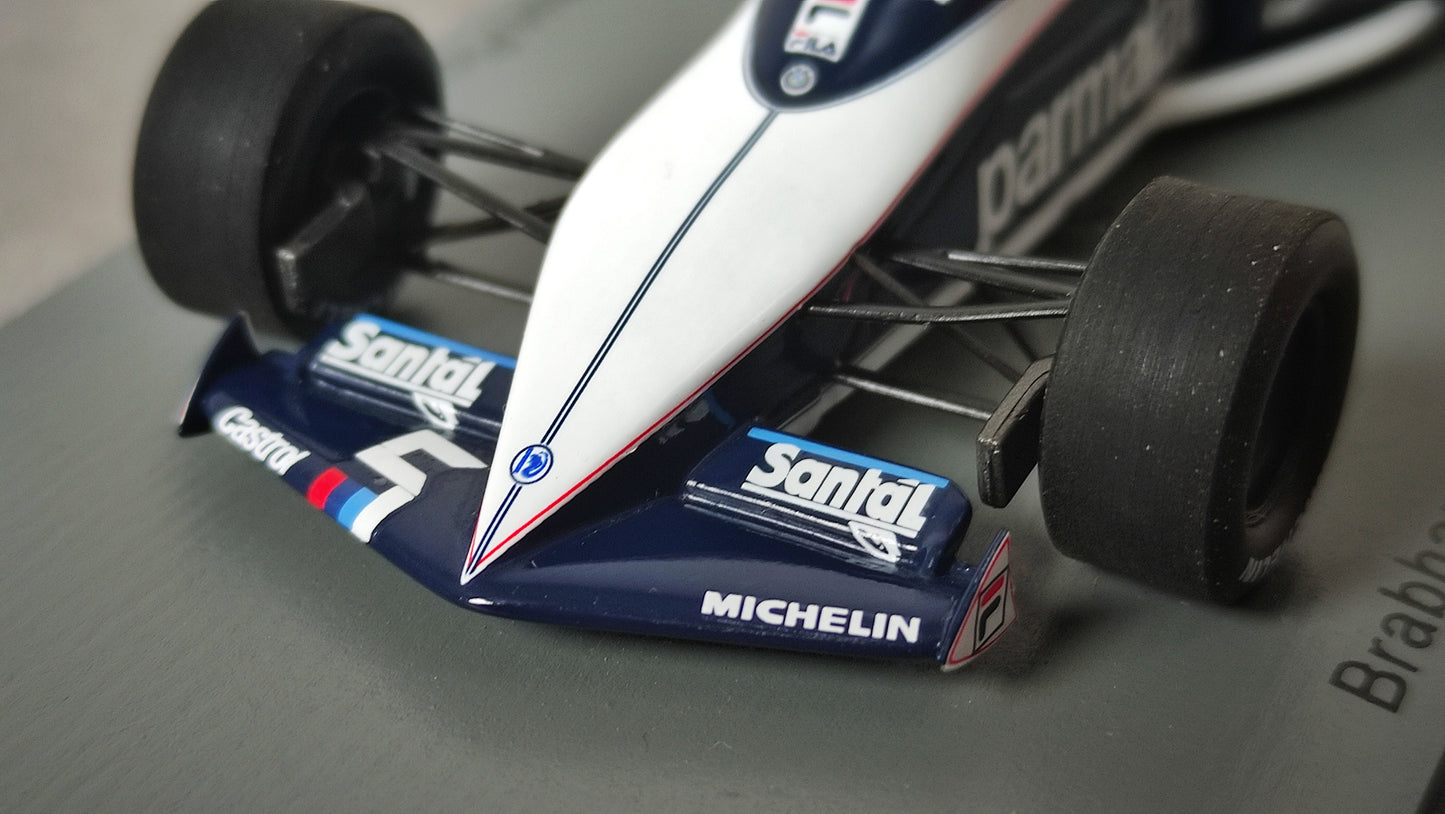 Spark Brabham BMW BT52B Nelson Piquet 1983 F1 World Champion Winner Italian GP 1/43 S7098