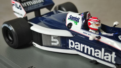 Spark Brabham BMW BT52B Nelson Piquet 1983 F1 World Champion Winner Italian GP 1/43 S7098