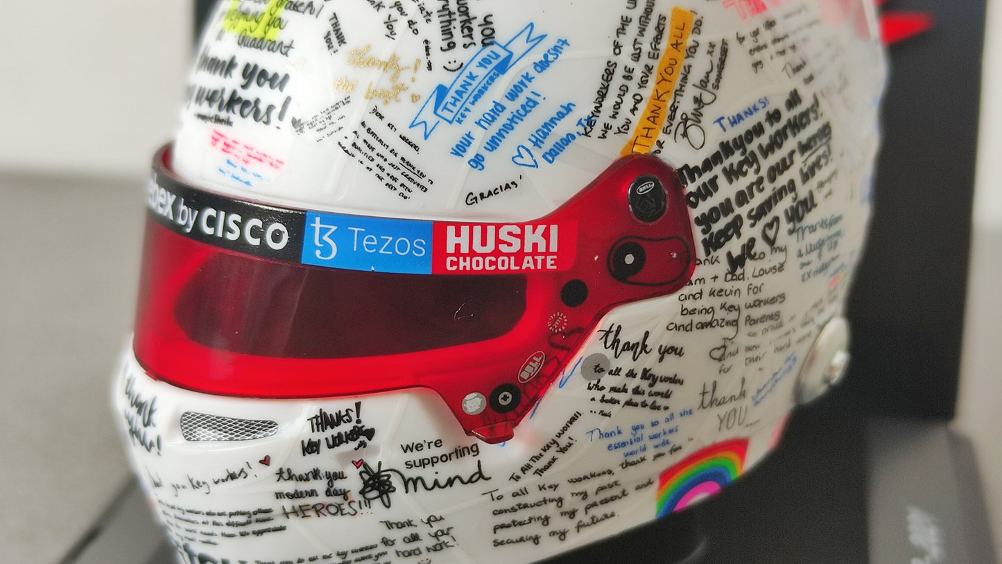 Spark Bell Helmet Lando Norris Mclaren British GP 2021 1/5 5HF067