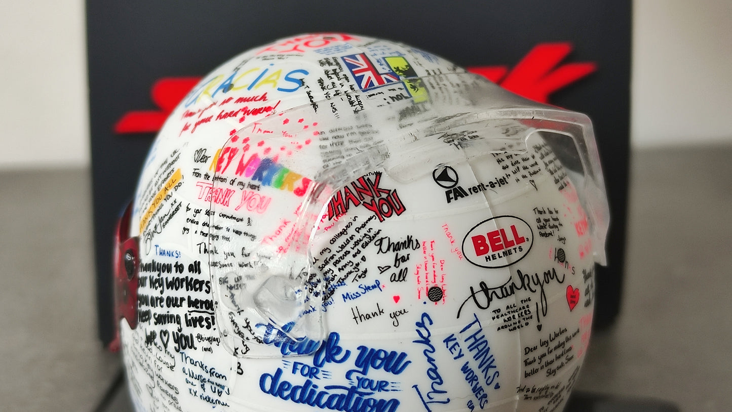 Spark Bell Helmet Lando Norris Mclaren British GP 2021 1/5 5HF067