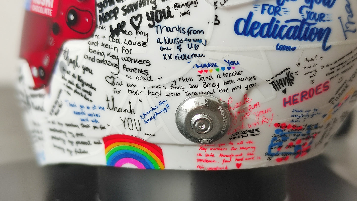 Spark Bell Helmet Lando Norris Mclaren British GP 2021 1/5 5HF067