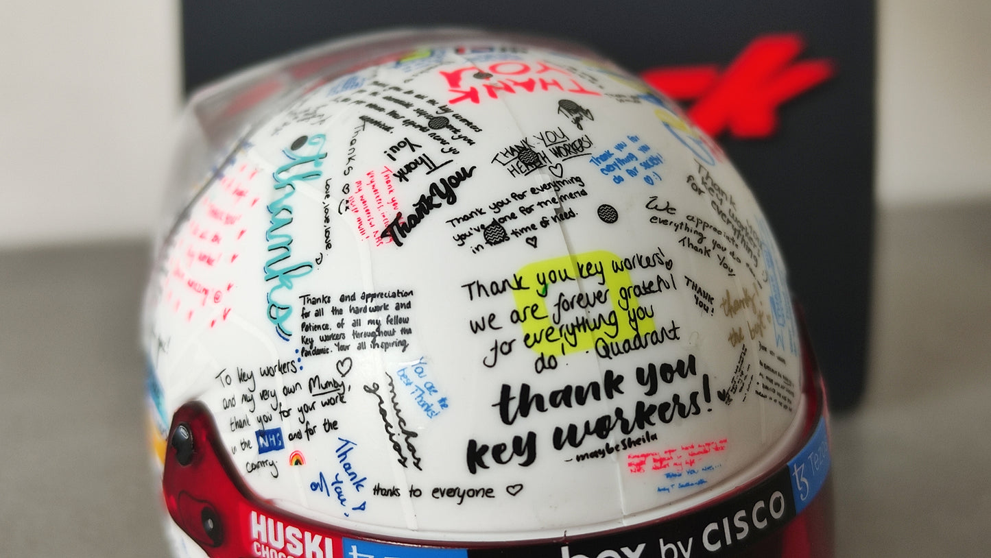 Spark Bell Helmet Lando Norris Mclaren British GP 2021 1/5 5HF067