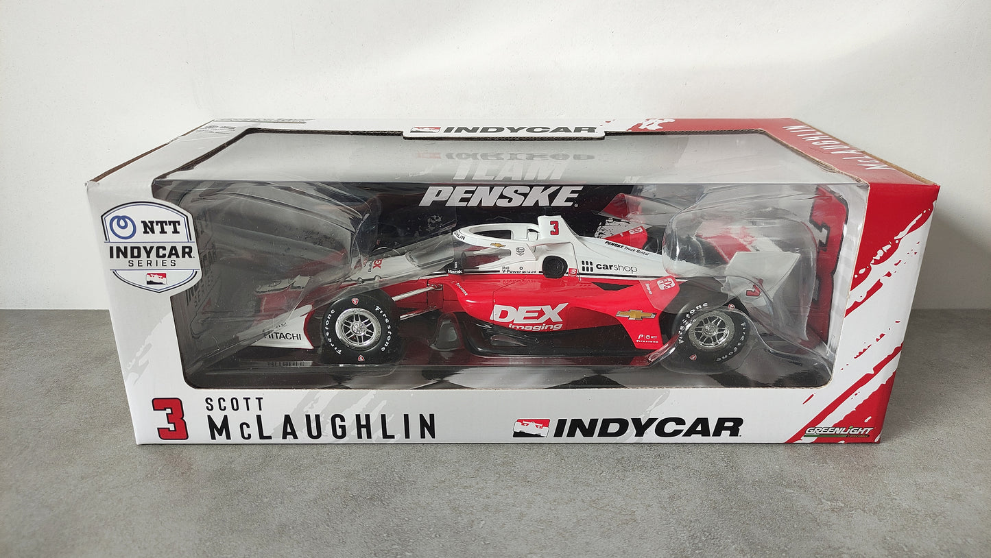 Greenlight Dallara Team Penske Chevrolet Indycar 2022 #3 DEX Imaging Scott Mclaughlin 1/18 11137
