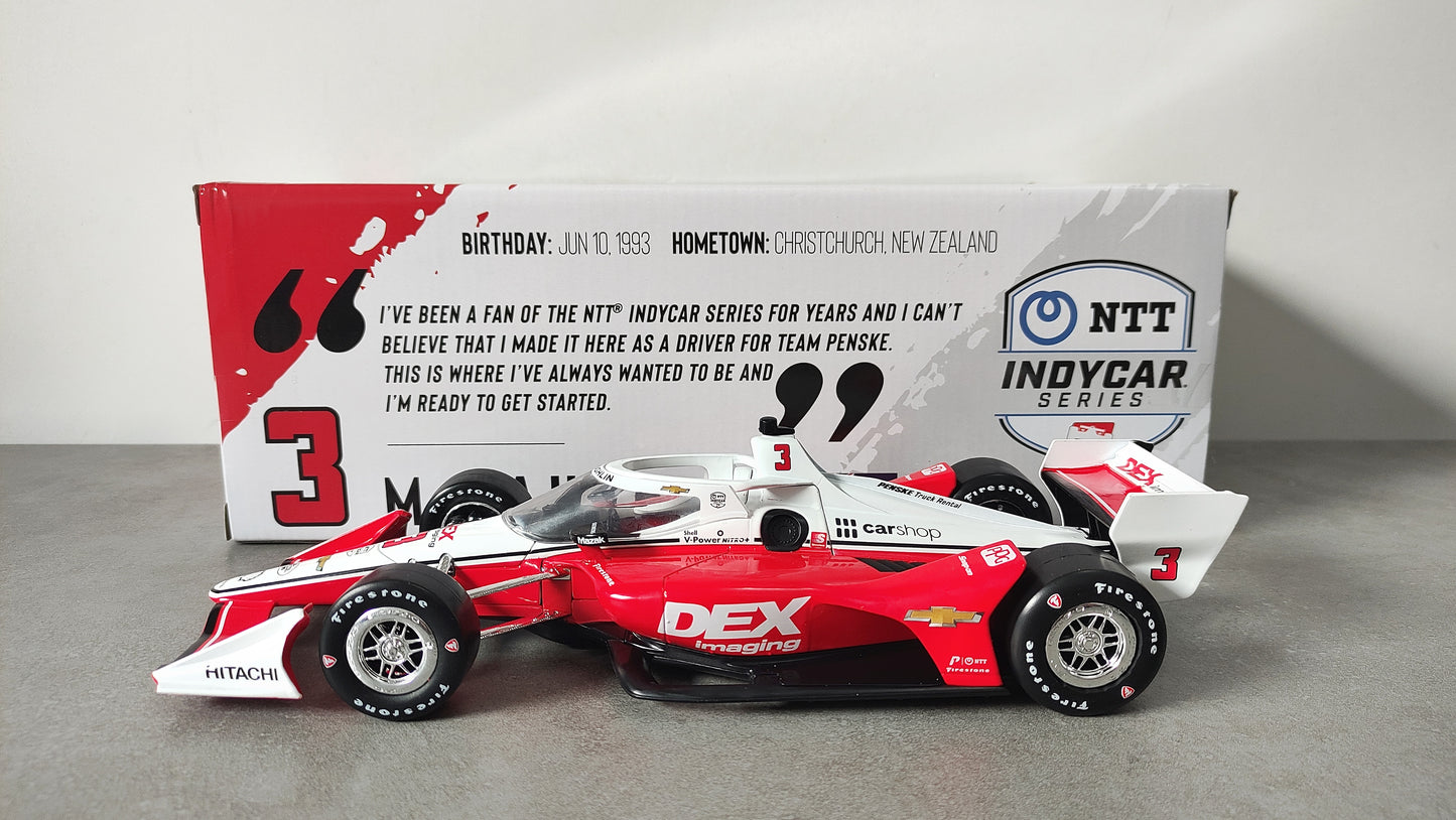 Greenlight Dallara Team Penske Chevrolet Indycar 2022 #3 DEX Imaging Scott Mclaughlin 1/18 11137