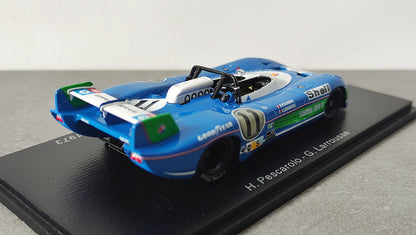 Spark Matra Simca MS670B 1973 Le Mans Winner Pescarolo/Larrousse 1/43 43LM73